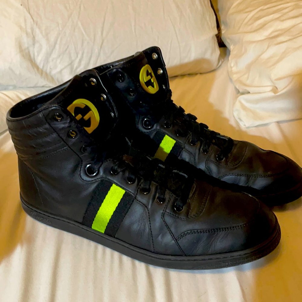 GUCCI SOFTY TEK BLK/NEON